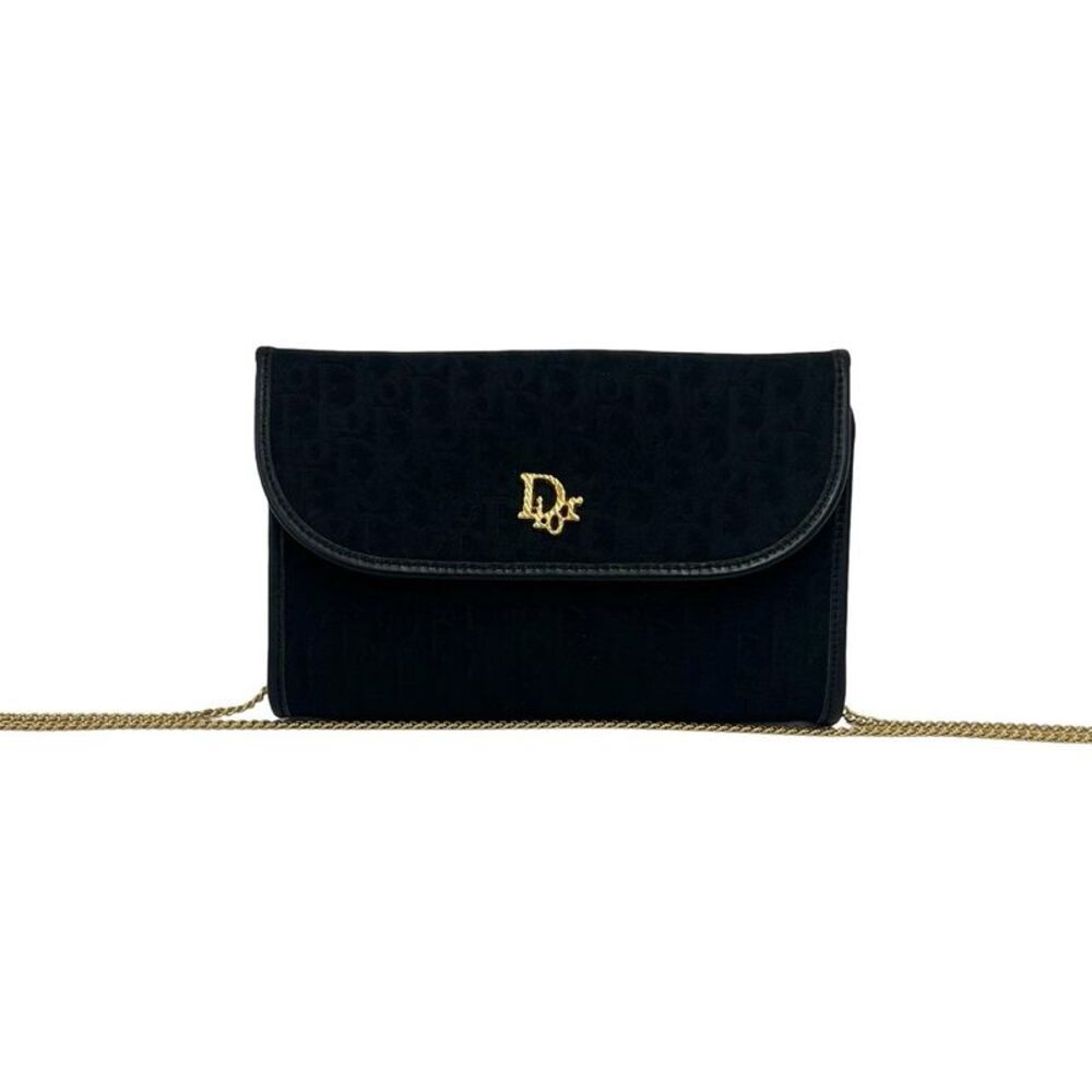 Christian Dior Trotter Canvas Leather 2way Shoulder Bag